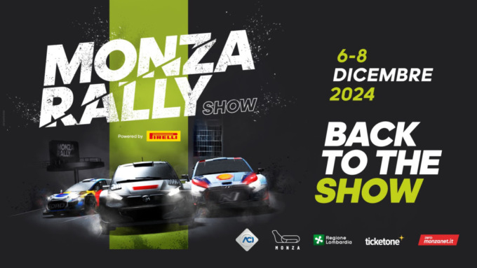 Monza Rally Show: iscrizioni aperte fino al 29 novembre