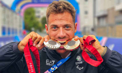 A Elnòs Shopping il campione paralimpico di handbike Mirko Testa