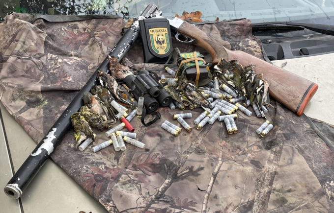 Bracconiere in manette a Orzinuovi: cacciava con arma abrasa e silenziatore