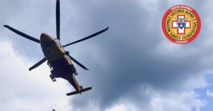 Coppia cade con il parapendio, soccorsi a Toscolano Maderno