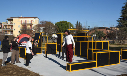 Piastra di parkour al Don Bosco: il taglio del nastro