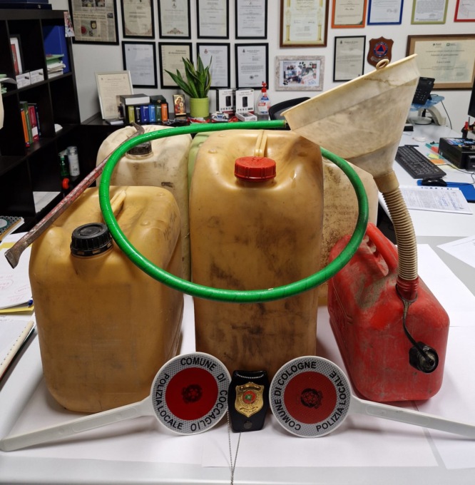 Svuotava i serbatoi dei camion: beccato a Cologne il ladro di carburante