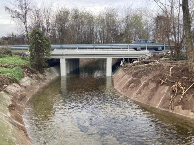 Tangenziale Sud: completata la manutenzione del ponte e rinforzati gli argini del Gandovere