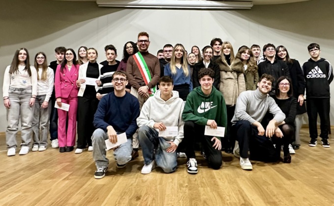 Rudiano premia l’impegno degli studenti: che bravi questi ragazzi!
