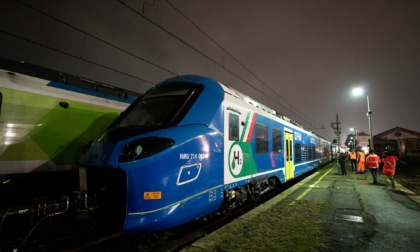 A Rovato è arrivato il primo treno ad idrogeno italiano