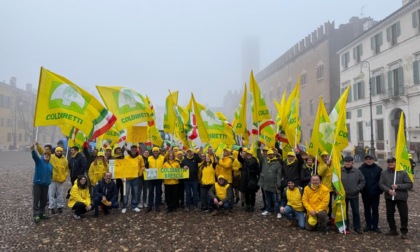 Coldiretti, oltre 350 imprenditori agricoli bresciani in piazza a Mantova per parlare di clima