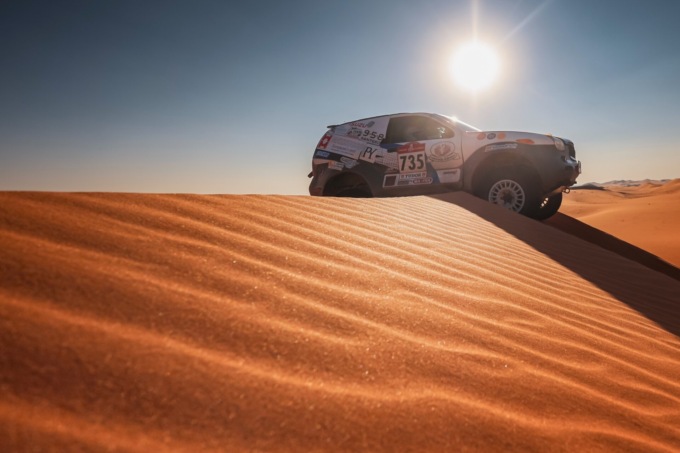 Dakar Classic 2025, l’Epty Quarter ha messo a dura prova la Squadra Angelo Caffi