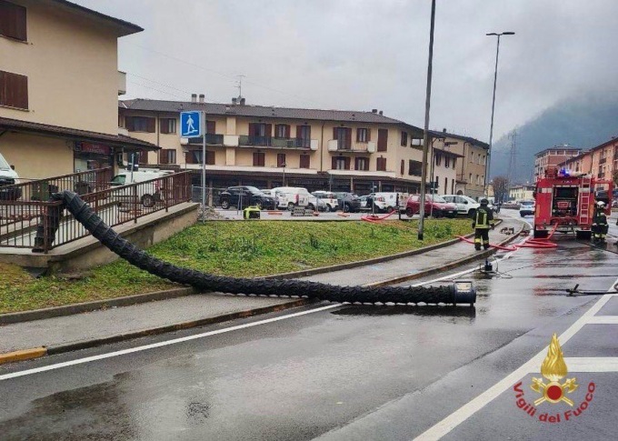 Fuga di gas a Sarezzo, chiusa la Sp345