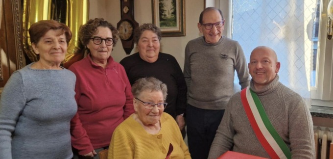 La signora Paolina ha spento 100 candeline