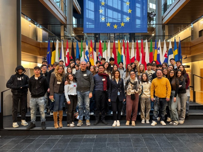 Parlamento europeo: la visita degli studenti del liceo De André di Brescia