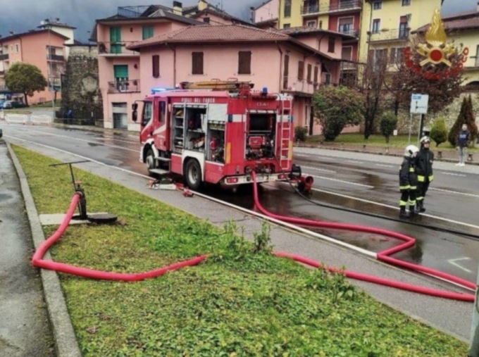 Sarezzo, dopo la fuga di gas la strada è stata riaperta