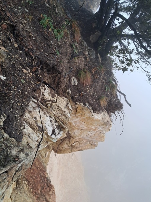Strada della Forra, al via il brillamento dello sperone roccioso