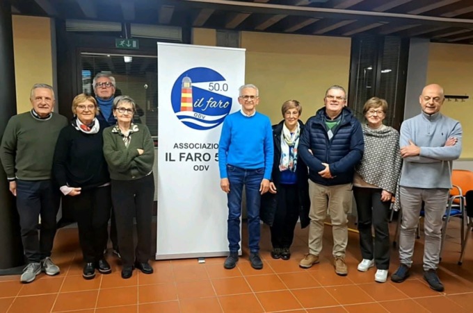 Cambio della guardia in cima al Faro 50.0 di Chiari: Angelo Vezzoli alla guida del nuovo Direttivo