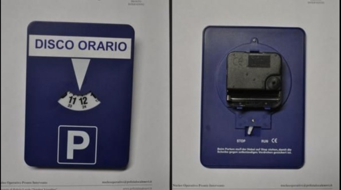 Auto sempre parcheggiata e disco orario sempre puntualissimo, ma era motorizzato: scatta la sanzione