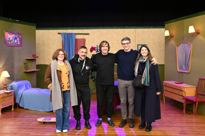 Compagnia teatrale El Perro Azul Teatro di Logroño: i saluti dell’assessore Poli in occasione della prima di Superhéroe