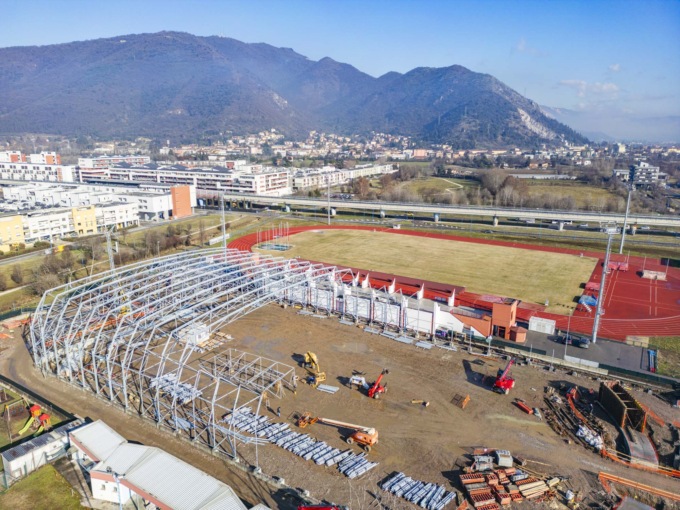 Impianto indoor polivalente di Sanpolino: procedono i lavori