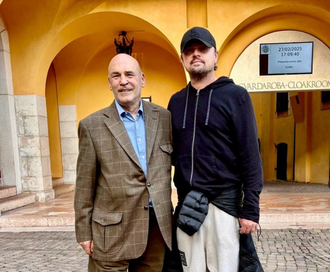 Leonardo Di Caprio ancora in visita al Vittoriale con la fidanzata Vittoria Ceretti