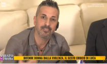 Picchiato per aver difeso una ragazza, Luca Battel si racconta a Sabato in diretta