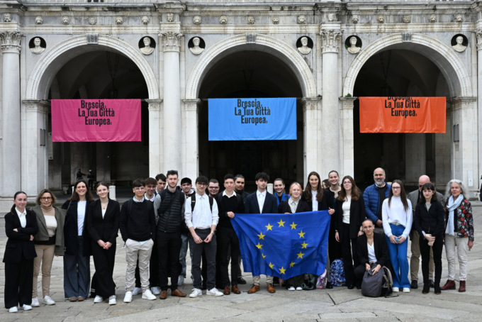 Erasmus +: 32 studenti francesi in visita a Palazzo Loggia
