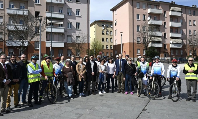 Pista ciclabile in via Lamarmora: terminati i lavori