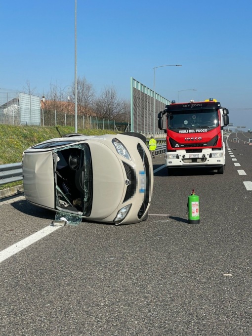 Sinistro in A35, traffico bloccato in direzione Milano