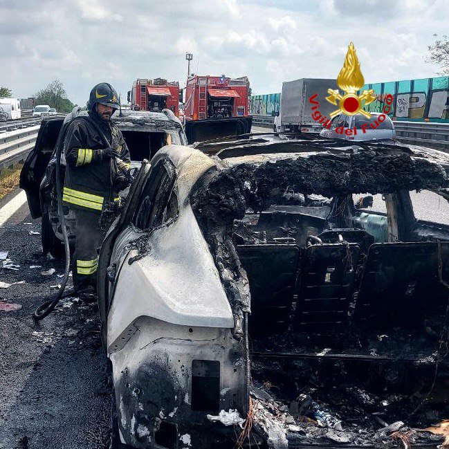 A4: sinistro e incendio in direzione Venezia