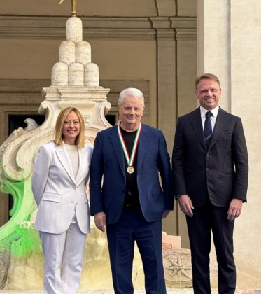 Iginio Massari premiato da Giorgia Meloni “Maestro dell’arte della cucina italiana”