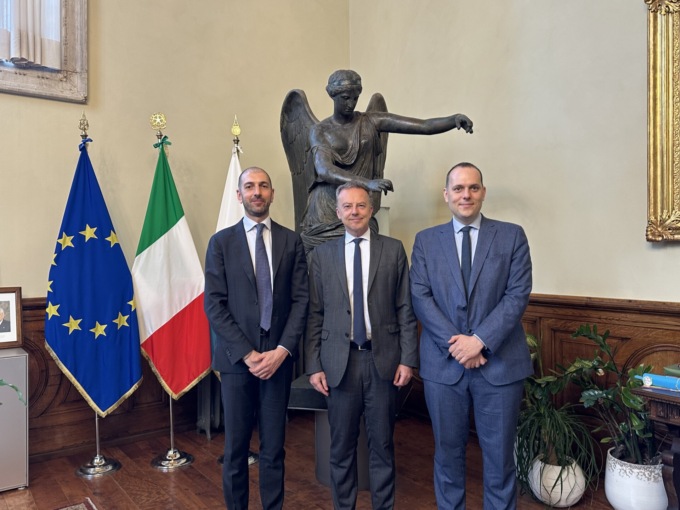 L’Ambasciatore di Francia in Italia Martin Briens in visita a Palazzo Loggia