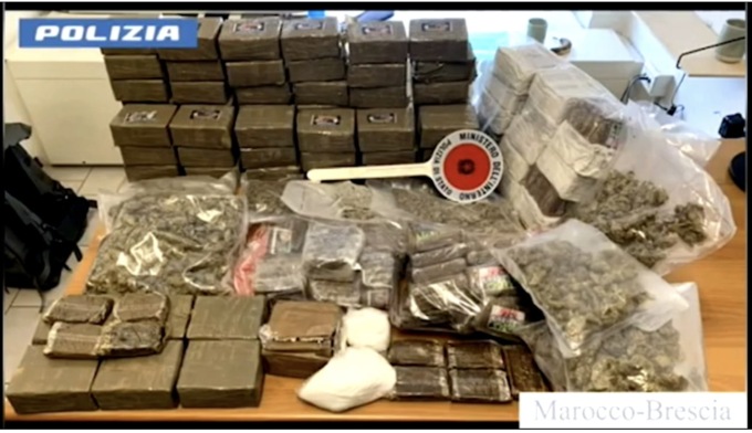 Maxi operazione antidroga, cuore pulsante a Brescia