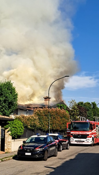 Incendio in una villetta a Coccaglio, si indaga per dolo