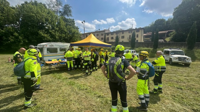 Esercitazione di Protezione Civile: oltre 50 volontari, anche da Pozzolengo