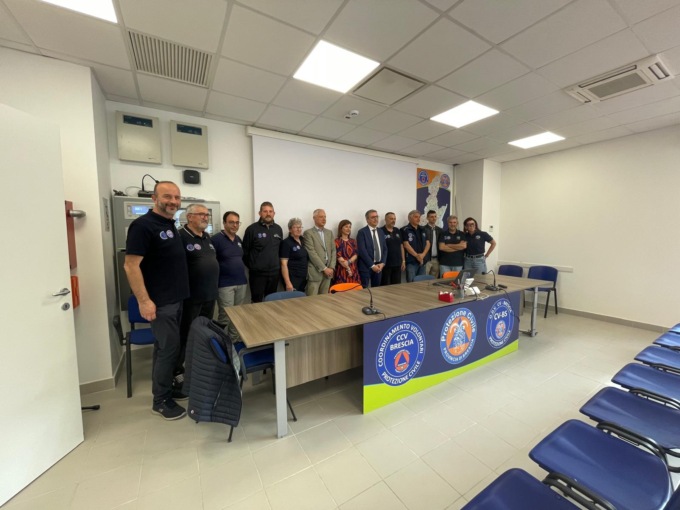 Il Prefetto di Brescia in visita al Centro di Protezione Civile della Provincia