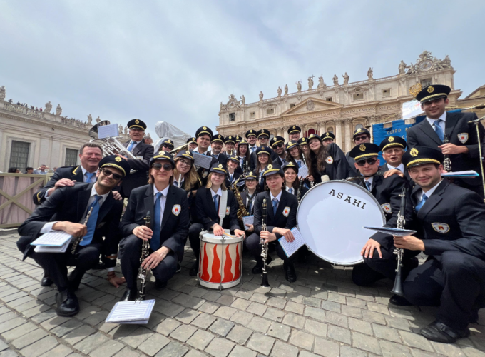 Note di Fede: la banda di Montichiari al primo Angelus di Leone XIV