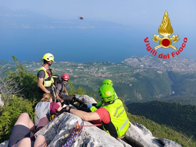 In difficoltà sul Pizzocolo, interviene il Cnsas