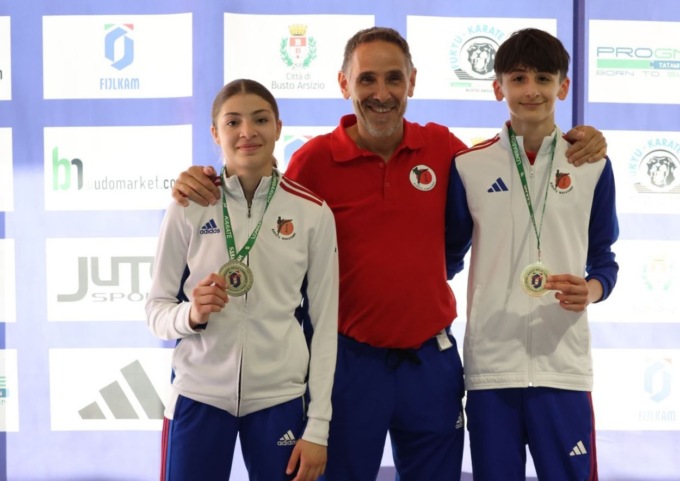 Karate Nakayama di Rezzato conquista due settimi posti alla Youth League di Porec