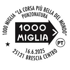 Rievocazione storica delle Mille Miglia, doppio appuntamento con l’annullo filatelico