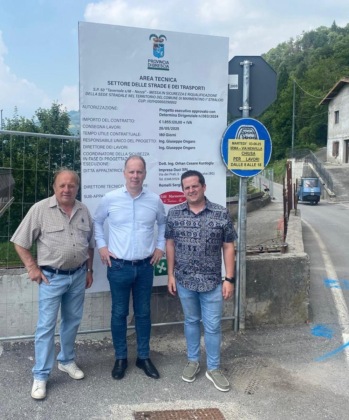 Sopralluogo della Provincia di Brescia sulla Sp 50 Tavernole Mella – Nozza a Marmentino