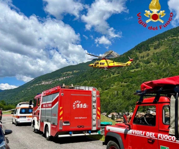 Anziano si sente male in casa: intervengono i Vigili del Fuoco