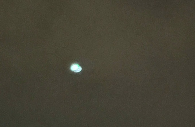 Misteriose luci blu nei pressi di un’abitazione a Montichiari