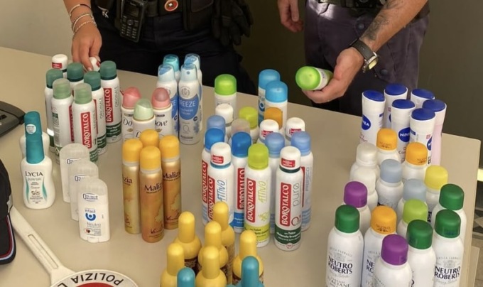Ruba deodoranti per 650 euro per rivenderli: la scoperta della Locale