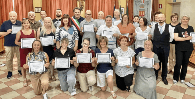 Patentino base consegnato agli allievi-proprietari di cani