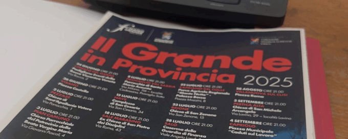 “Il Grande in Provincia” toccherà anche Capriano del Colle