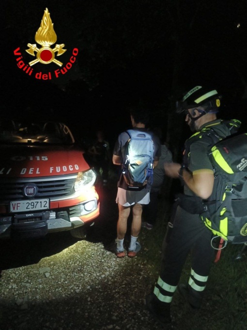 Madre e figlio bloccati sul sentiero tra Gardone Riviera e Toscolano, soccorsi dai Vigili del fuoco