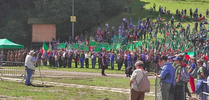 Gli Alpini in Valcamonica: un perentorio appello alla pace