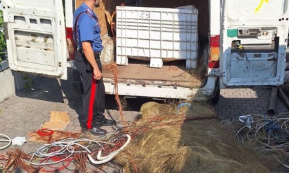 Oltre 1.300 chilogrammi di cavi di rame rubati da un cantiere Tav: due i denunciati