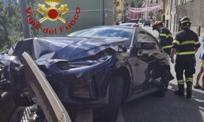 Sinistro sulla Ss42 a Vezza d’Oglio