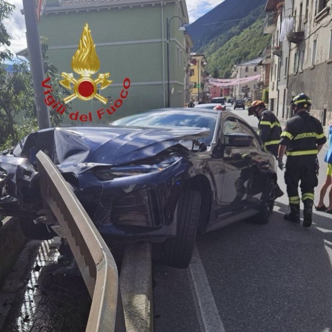 Sinistro sulla Ss42 a Vezza d’Oglio