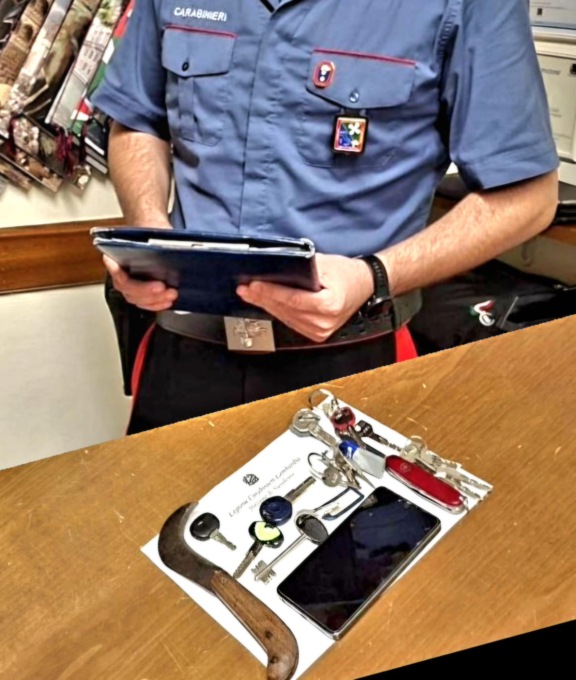 Tentato furto, ricettazione e porto abusivo di armi: denunciato un 32enne