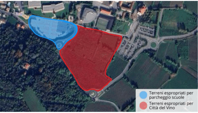 Accordo sugli espropri: tramonta la Città del vino