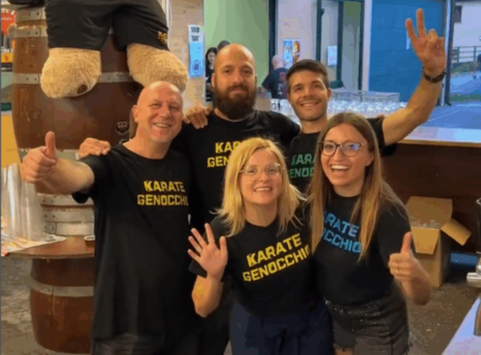 Successone per la festa del Karate Genocchio